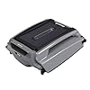 Betta se plus solar powered robotic pool surface skimmer with dual charging options and 30 hour continuous cleaning battery power shallow water safeguard and twin salt chlorine tolerant motors  urban country home decor