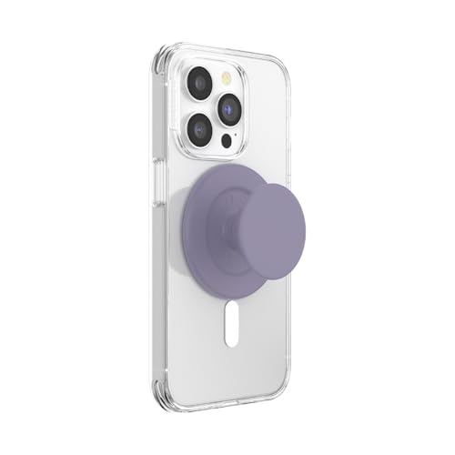 PopSockets Poignée de téléphone pour MagSafe avec béquille, Support magnétique, Dessus Interchangeable, Maintien sûr pour iPhone MagSafe, Prise en Main de téléphone et Tablette – Doux au Toucher