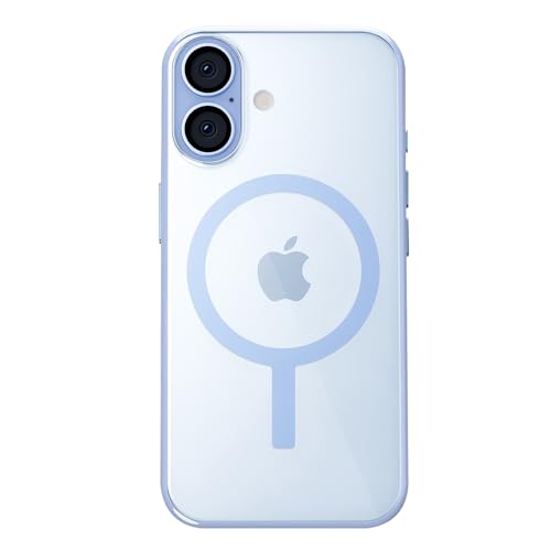 Image of GRIPP Flex Case Compatible with Mag-Safe for iPhone 17 | 6ft Drop-Tested with D30 Tech, Transparent Back, Scratch Resistant, Anti-Yellowing, Raised Camera Edges, Anti-Slip Back Cover - Blue