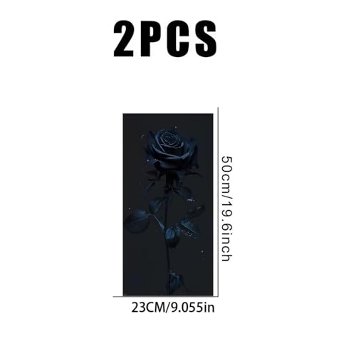Autocollant de porte de voiture rose noire pour look urbain - 6
