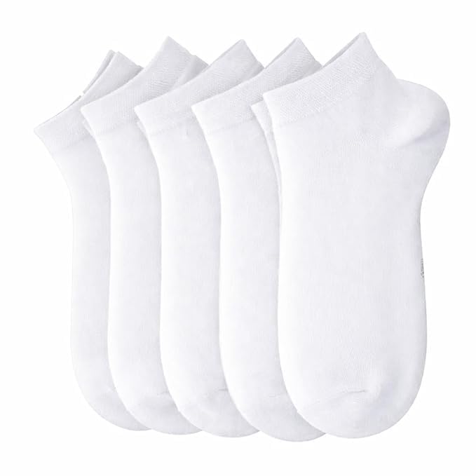 NEOABABY Unisex White Low Cut Socks, Lightweight Breathable Design-image-29