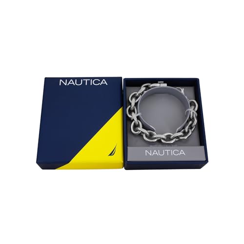 Pulsera cadena cable 12.5 mm Nautica para hombre 9 in miniatura 5