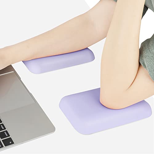 Coudières ergonomiques violettes en mousse à mémoire de forme pour le bureau