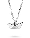 Heartbreaker "Loveboat" Schiffchen-Anhänger I Edler Kettenanhänger aus 925 Sterling Silber I Nickelfreier Silberanhänger in Goldschmiedequalität I Hochwertiger Anhänger für Damen I LD LT 31