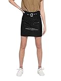 skirt with belt Only Onlkiera Falda, Negro (Black Black), Small (Talla del Fabricante: 36) para Mujer