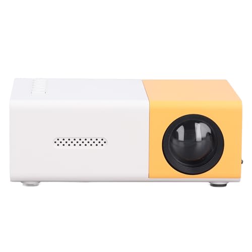 Mini Projecteur, Projecteur Vidéo LED Pico Portable Full HD 1080P, Projecteur de Cinéma Maison Extérieur avec Télécommande, Interface Sonore USB...
