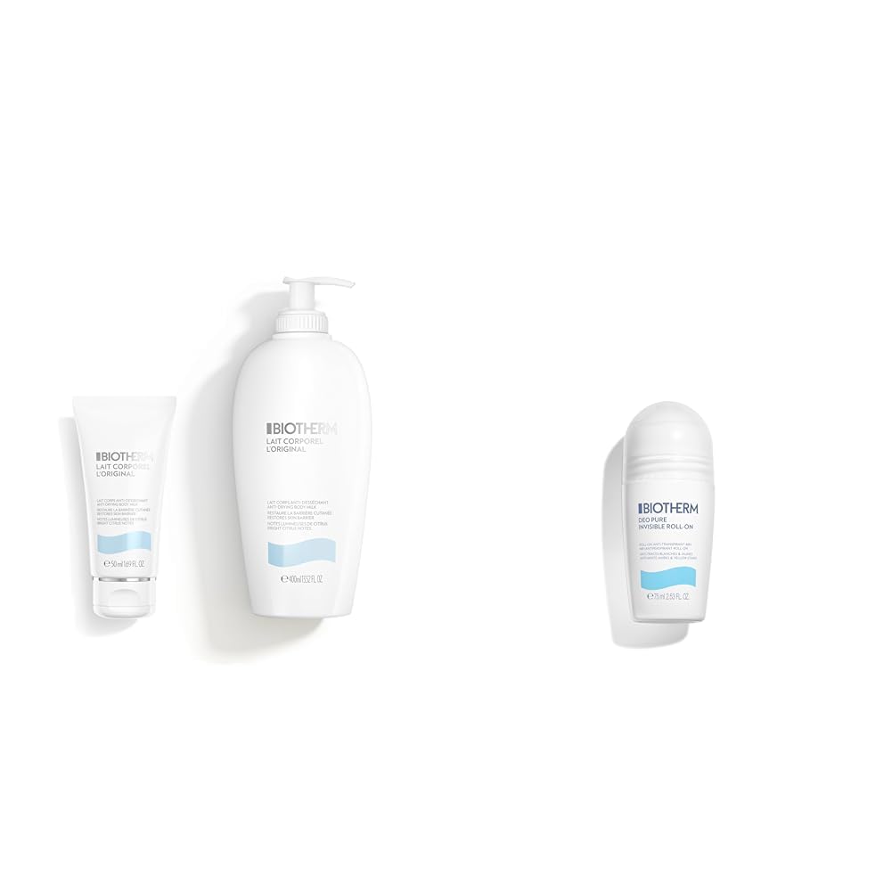 Set Lait Corporel 400ml + Lait Corporel 50ml + Deo Pure Invisible R-on 75ml