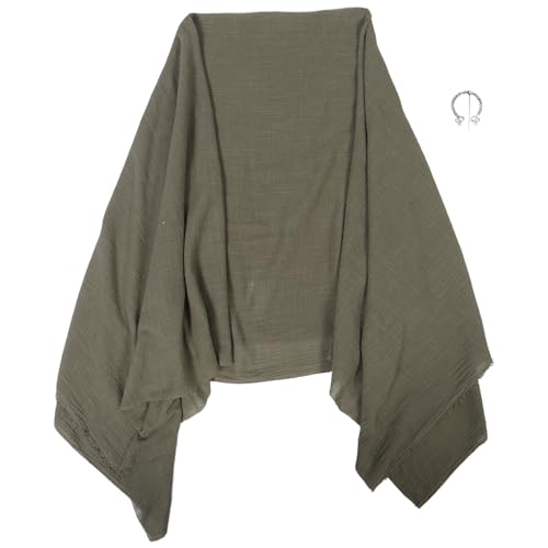 Cape médiévale à capuche verte ajustable Gatuida pour résoudre le manque de réalisme de vos cosplays