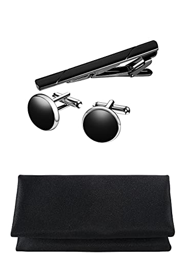Image of Tie G .5pcs Tie set in a gift box : Tie sets : Solid color Neck tie,Satin Bow tie,Pocket Square, Lapel, Cuffs link