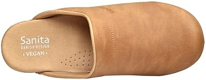 Sanita Pastel open clog | origineel handgemaakt | flexibele lederen clogs voor dames | anatomisch gevormd voetbed met zacht schuim | rood | 38 EU