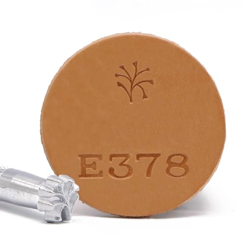 PINGSHI Boutique UK Número y Letra Set de Sellos Herramientas de Tallado de Cuero Hechas a Mano Tallado de Cuero para Cuero funcionando Sellos DIY