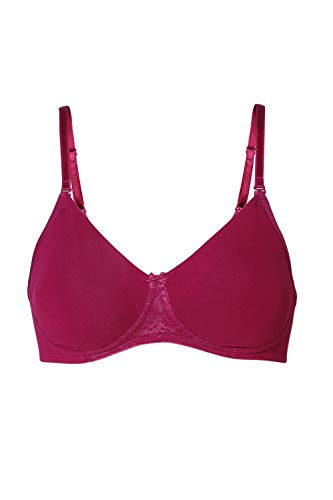 Image of Van Heusen Women's Everyday Cotton Bra|Medium Coverage|Non Padded|Non Wired|Seamless Moulded Cups|Anti Bacterial Tech| Keeps you Fresh|Sweat Absorbent|No Slip Soft Straps|Detachable Straps|Style 11001