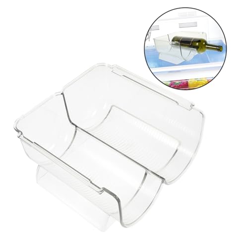 Soporte acrílico para botellas de vino 2 piezas miniatura 7