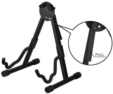 XPIX Lightweight Foldable guitar stand for Acoustic, classic and electric guitars