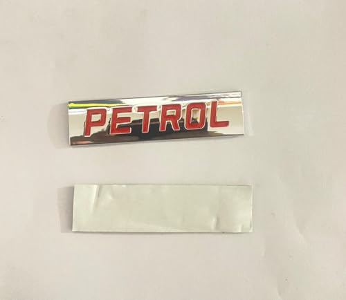 Image of Emblems for Car & Bike Metal Lo.go and Grill Me.tal Lo.go, Auto Accessories for Car Emblem 3D Badge Auto Racing Sport Sticker Grand Tourer Decal. (Petrol Chrome RED Sticker)