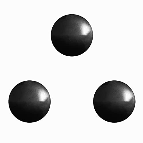Zero Radiation - 3 x Placa de Teléfono Celular en Shungite Auténtico, Adhesivo de Protección Electromagnética (ANTI - RADIACIÓN) para Teléfono Móvil/ Smartphone y Otros Dispositivos (Paquete de 3 PCS)