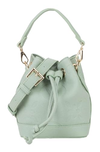 Valentino sac à épaule Samba Re Bucket Bag Laguna menthe chic