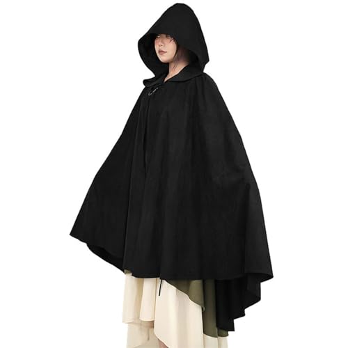Elegante disfraz de cosplay, vestido histórico formal para actuaciones, fiestas temáticas, Negro , S