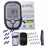 Aparelho de medir glicemia completo G- tech Vita