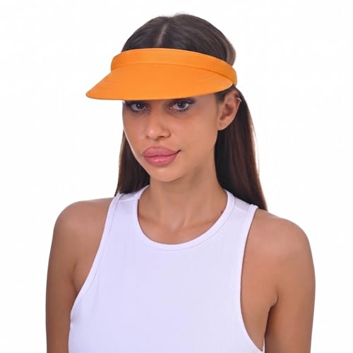 Image of 3 Pack Sports Sun Visor Hat Women Men Adjustable Clip On Visors Outdoor Golf Beach Cap