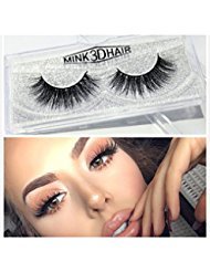 Mink 3D Lashes Eyelash Strips Dream Long Thick Dramatic Look Handmade Reusable False Eyelashes For Makeup 1 Pair Package (Dramatic)