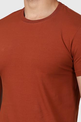 Image of Men's Crew Neck Slim Fit Gym Sports T-Shirt