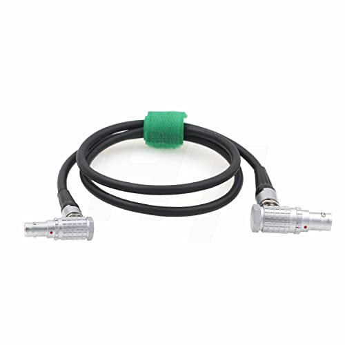 Cable de 6 pines a 7 pines para motor Tilta Nucleus-M en DJI Ronin 2 de ángulo recto 14,4V