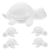Housoutil 5 Piezas Luz de noche lámpara de noche portátil luz de tortuga lámpara táctil dormitorio lamparas led lampadas leds pequeña lámpara de noche luces de noche creativas Vinilo