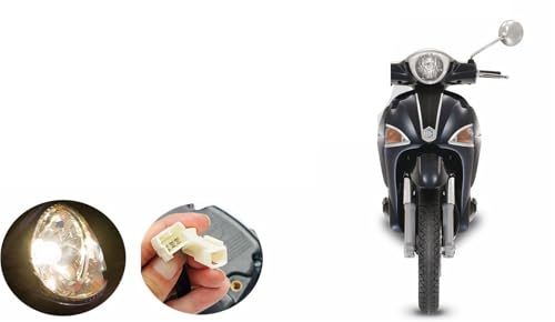 Phare avant de rechange pour réparer l'éclairage scooter Piaggio Liberty 125