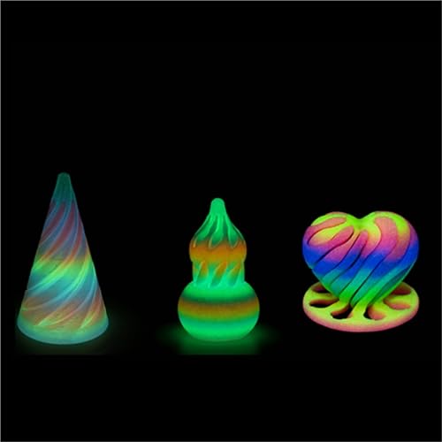 3-10pcs 3d Printed Spiral Cone Rotating Pyramid 3D Structure Passing Through Interior Spiral Fingertip Toy Desktop Ornament(S37-