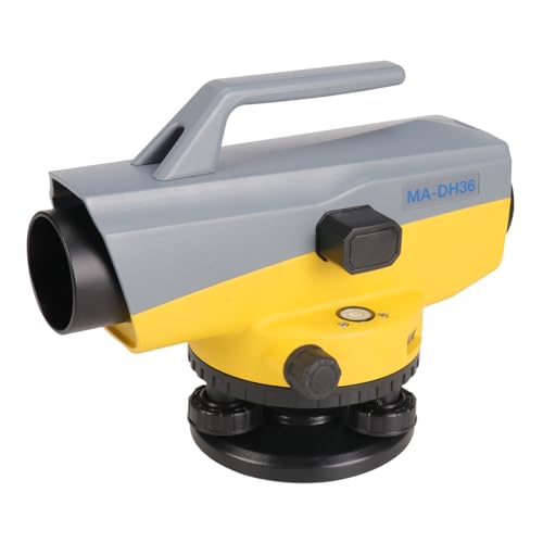 Mountlaser Niveau optique automatique 36x, kit de niveau automatique de haute précision avec compensateur d'amortissement magnétique, étanchéité IP66, portée de 60 m pour l'arpentage, la construction