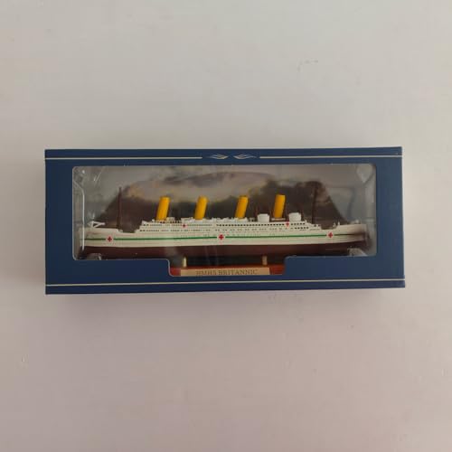 Lllunimon 1/1500 HMHS Britannic Cruise Ship Model Alloy Diecast Simulation Boat Models Collection Decoration - Image 6