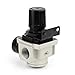 SNS Air Compressor Pressure Regulator With Bracket and Gauge Female Thread 1'' NPT 0-150 PSI Adjustable AR5000-N10