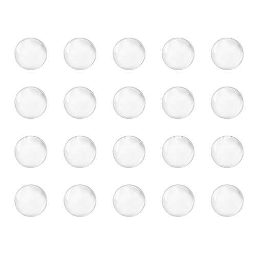 Perles rondes en verre transparent 7mm pour bracelet DIY et accessoire mode