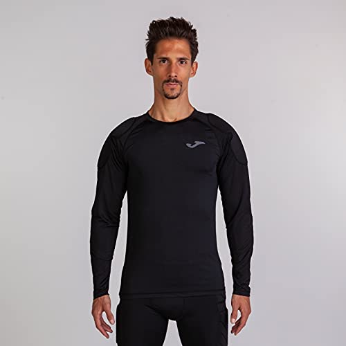 Joma Protect Camiseta Interior Con Protecciones de Portero, Hombre, Negro, S-M