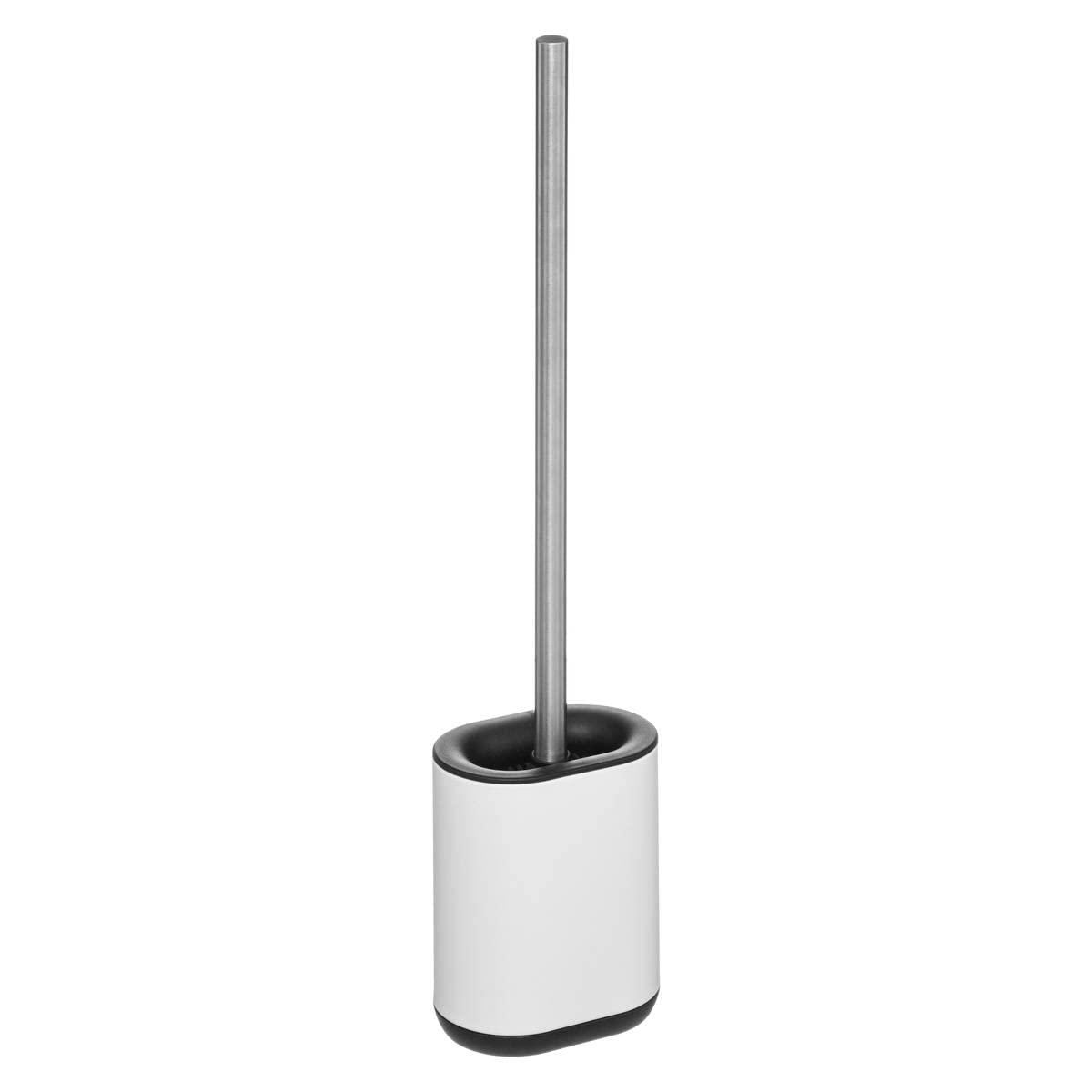 5five - brosse wc métal siliflex blanc