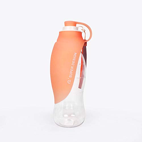 KUTKUT Dog Water Bottle for Walking | Pet Water Dispenser Feeder Container Portable with Drinking Cup Bowl Outdoor Hiking, Travel for Dogs & Cats (580 ml) (B09QXBPDR3) Amazon Price History, Amazon Price Tracker