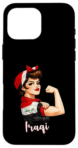 Proud Strong Iraqi Girl Woman Girlfriend Iraq Flag �X�}�z�P�[�X iPhone 16 Pro Max �p