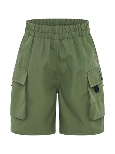Kids Boys Pull on Cargo Shorts Outdoor Camping Hiking Shorts Casual Jogger Trousers Summer Sports Clothes3