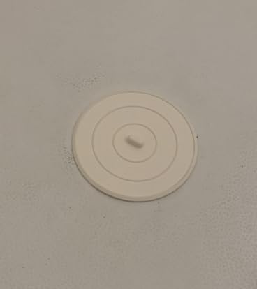 Tapón de drenaje de caucho plano Rocky Mountain Goods 5” blanco miniatura 4