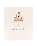 Sobre incluido UK Greetings Tarjeta de cumpleaños para ella/mujer/amiga con sobre, bonito diseño de pastel