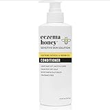 ECZEMA HONEY Nourishing Conditioner - Helps with Psoriasis, Dermatitis, & Flaking - Daily Dandruff Conditioner & Scalp Care - Itchy Scalp Treatment for Men, Women & Kids (8 Oz)