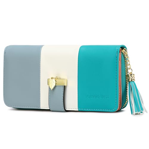 Portefeuille Femme Cuir pour Organiser 12 Cartes et Loger Votre Grand Chéquier