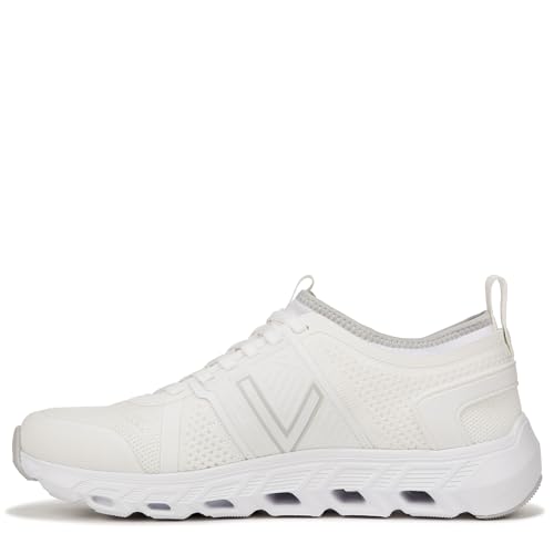 Image of Vionic Women's Captivate Oxford, White Knit Knit Synthetic, 6 US