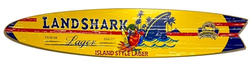 Landshark-Parrot-Fishtail-Surfboard-465-in-x-9-in-x-05-in Landshark Parrot Fishtail Surfboard 46.5 in x 9 in x .05 in - Image 1