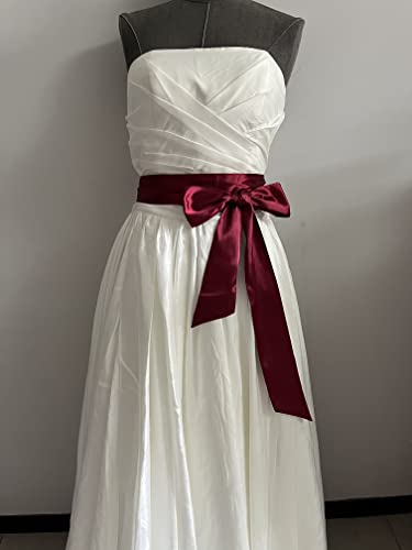 NANIA Wedding satin sash belt for special occasion dress bridal sash4