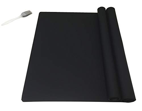 EPHome 2Pack Extra Large Multipurpose Silicone Nonstick Pastry Mat, Heat Resistant Nonskid Table