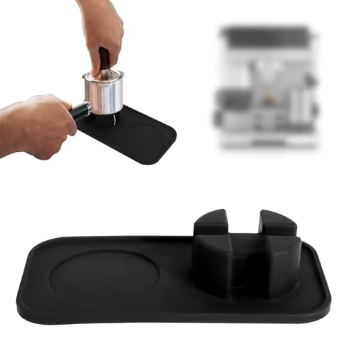Non-Slip Tamping Mat for Ninja Luxe Cafe Espresso Machine ES601 Silicone Coffee Tamper Mat Heat Resistant Espresso Tamp Station Counter Protection Pad Accessories