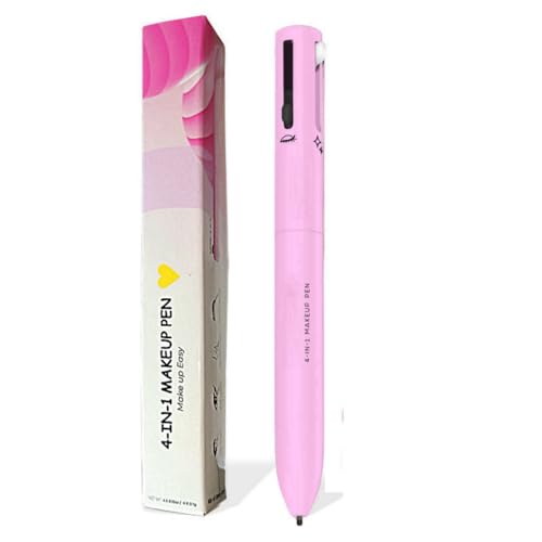 4 in 1 Touch Up Makeup Pen,Eye Liner, Brow Liner, Lip Liner,Highlighter Pen,All in One Makeup Pen,Pen Pal Makeup,4 Color Multi-Function Makeup Beauty Pen,4 in 1 Brow Contour Highlight Pen