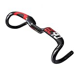Material: Hecho de fibra de carbono, bar gota ultraligero con mejor aspecto y sin comprometer la rigidez. Peso sobre 240-260g